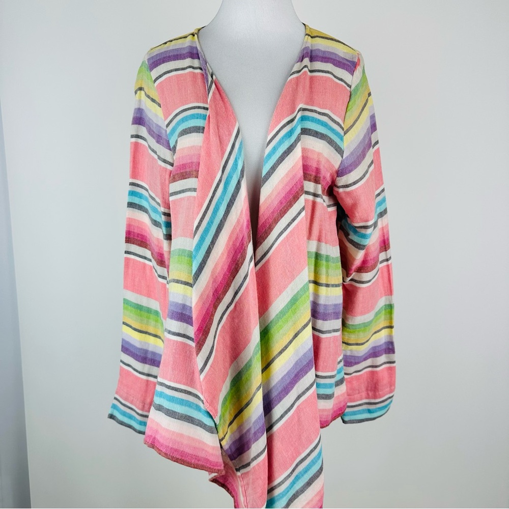 Tasha Polizzi Striped Western Wrap Size Large